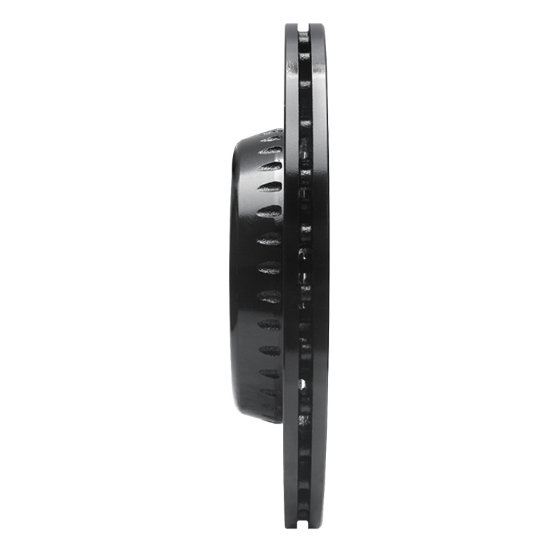 Mercedes-Benz C350E Brake Rotor (1) - Rear Right - R1 Concepts - Drilled & Slotted - Black - `15-`23